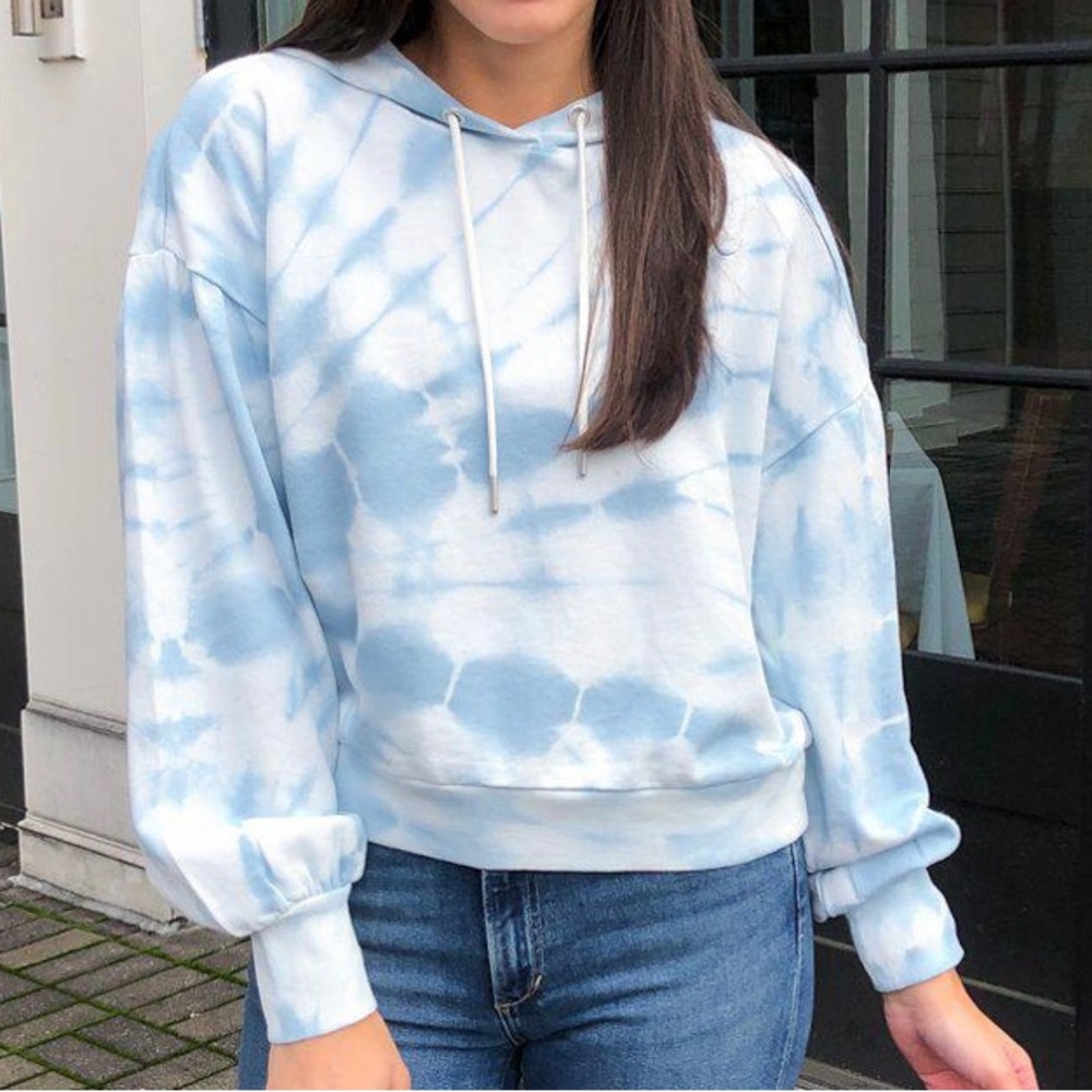 Z supply blue tie dye sweatshirt - Picture 2 of 3